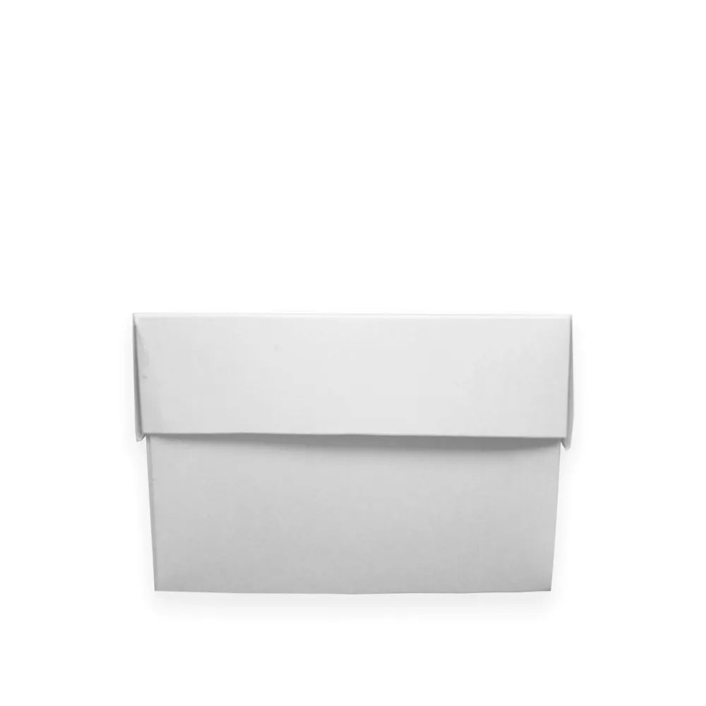 Caja Plegadiza Blanca para Hamburguesa | 12 cm x 12 cm x 9 cm