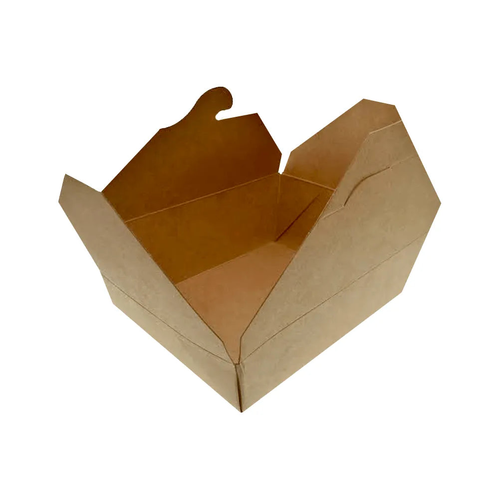Caja lunch de cartón Kraft # 40 | 15 cm x 12 cm x 6,5 cm