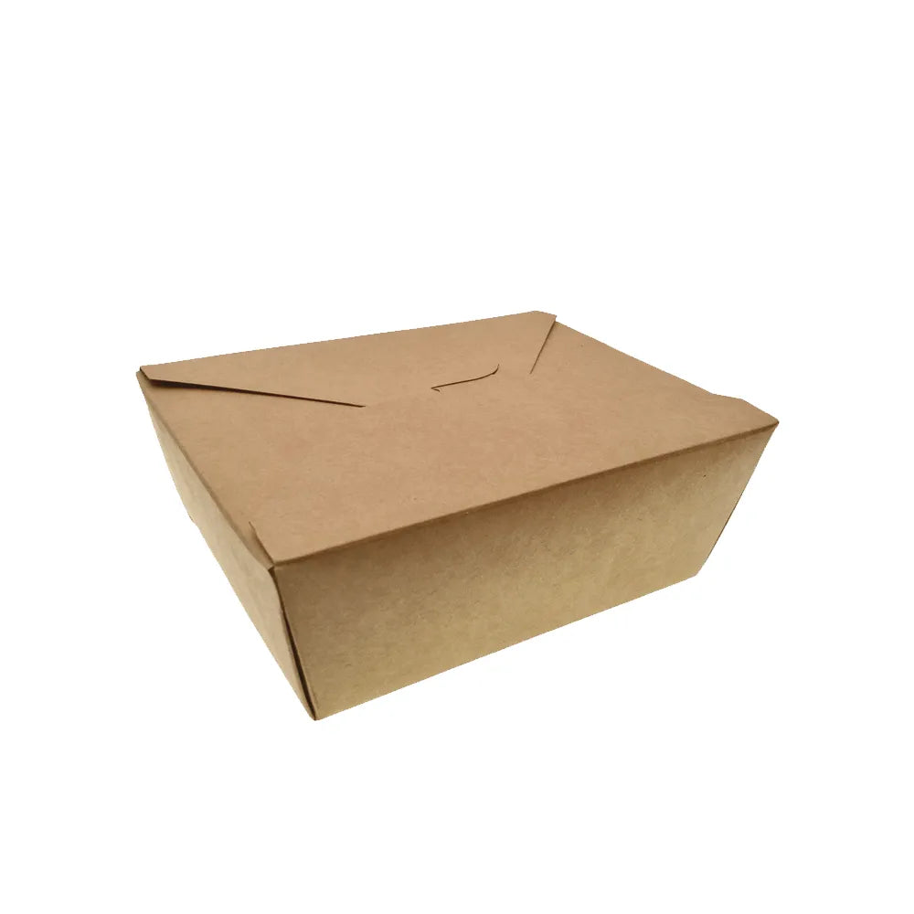 Caja lunch de cartón Kraft # 40 | 15 cm x 12 cm x 6,5 cm