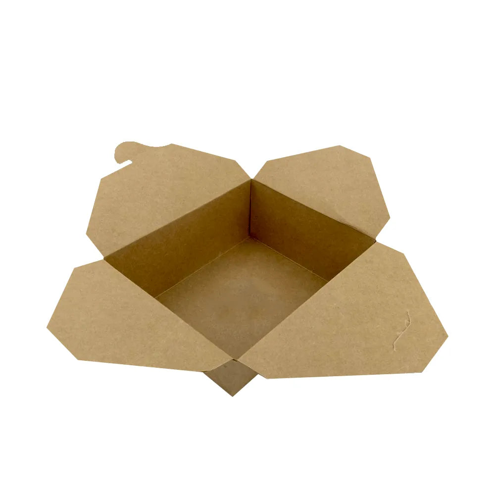 Caja lunch de cartón Kraft # 44 | 20 cm x 14 cm x 5 cm