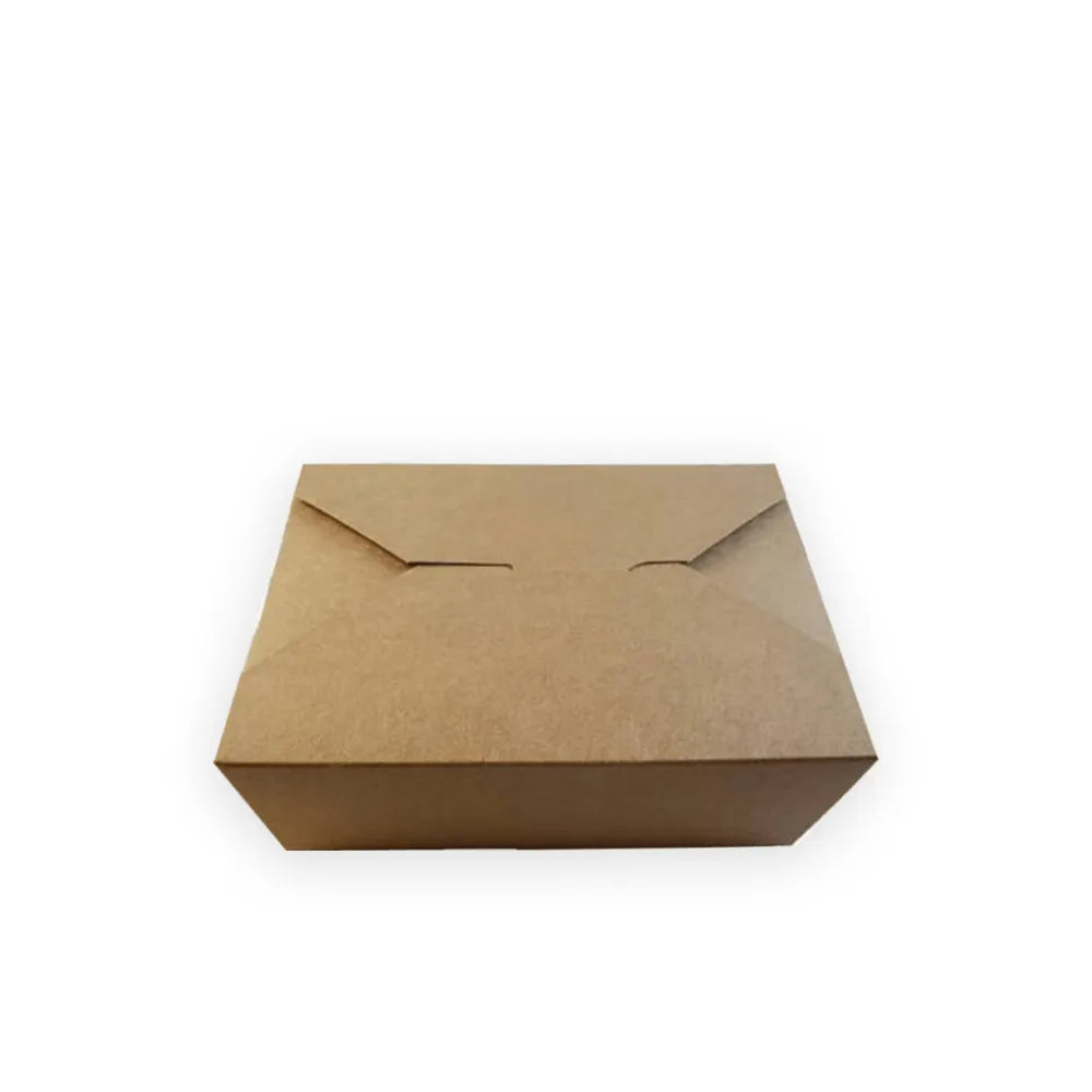 Caja lunch de cartón Kraft # 40 | 15 cm x 12 cm x 6,5 cm