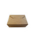 Caja lunch de cartón Kraft # 40 | 15 cm x 12 cm x 6,5 cm