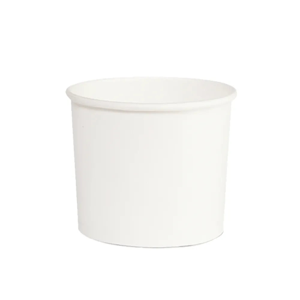 Ecotazón de cartón blanco | 16 oz - 443 ml