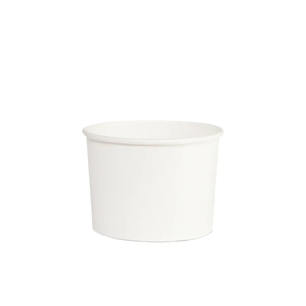 Ecotazón de cartón blanco | 8 oz - 236 ml