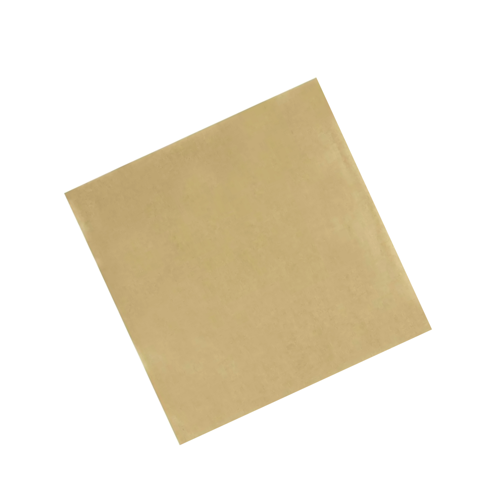 Hoja de papel Antigraso con diseño | 30 cm x 30 cm "Café"