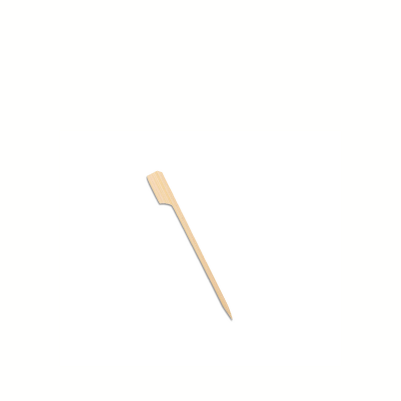 Pincho "Pala corto" de Bamboo 9 cm | Paquete x 100 Uds