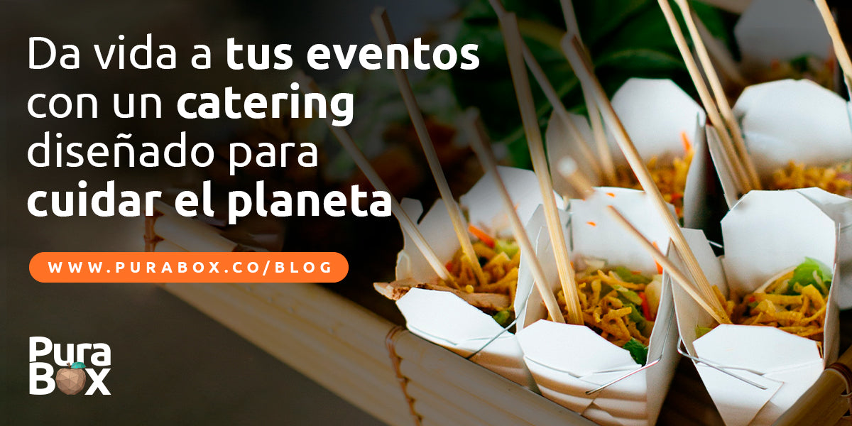¿Cómo diseñar un servicio de catering sostenible?