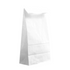 Bolsa blanca tipo de papel Bond: tipo base cuadrada | 2 Lb