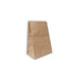Bolsa de papel Kraft sin manija base cuadrada para domicilio | 20 Lb - 70 gr
