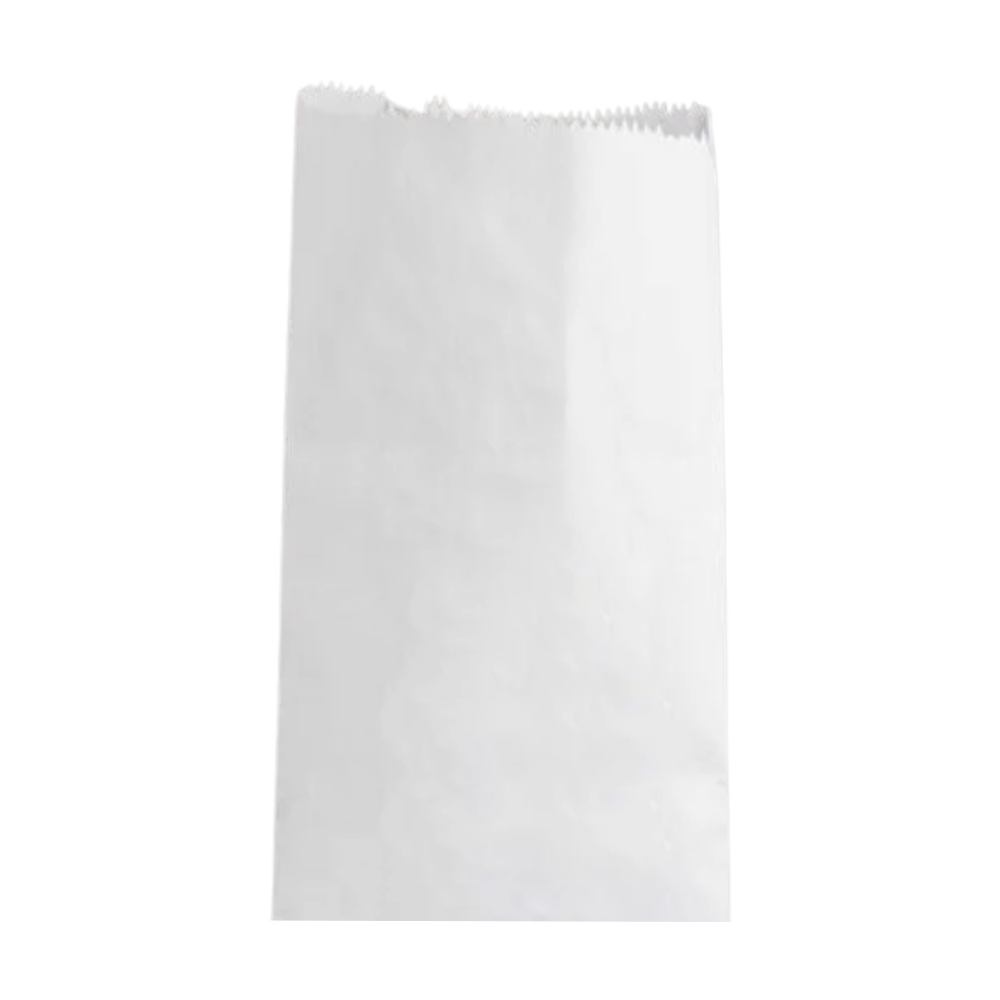 Bolsa blanca de papel Bond 14,5 cm x 30 cm