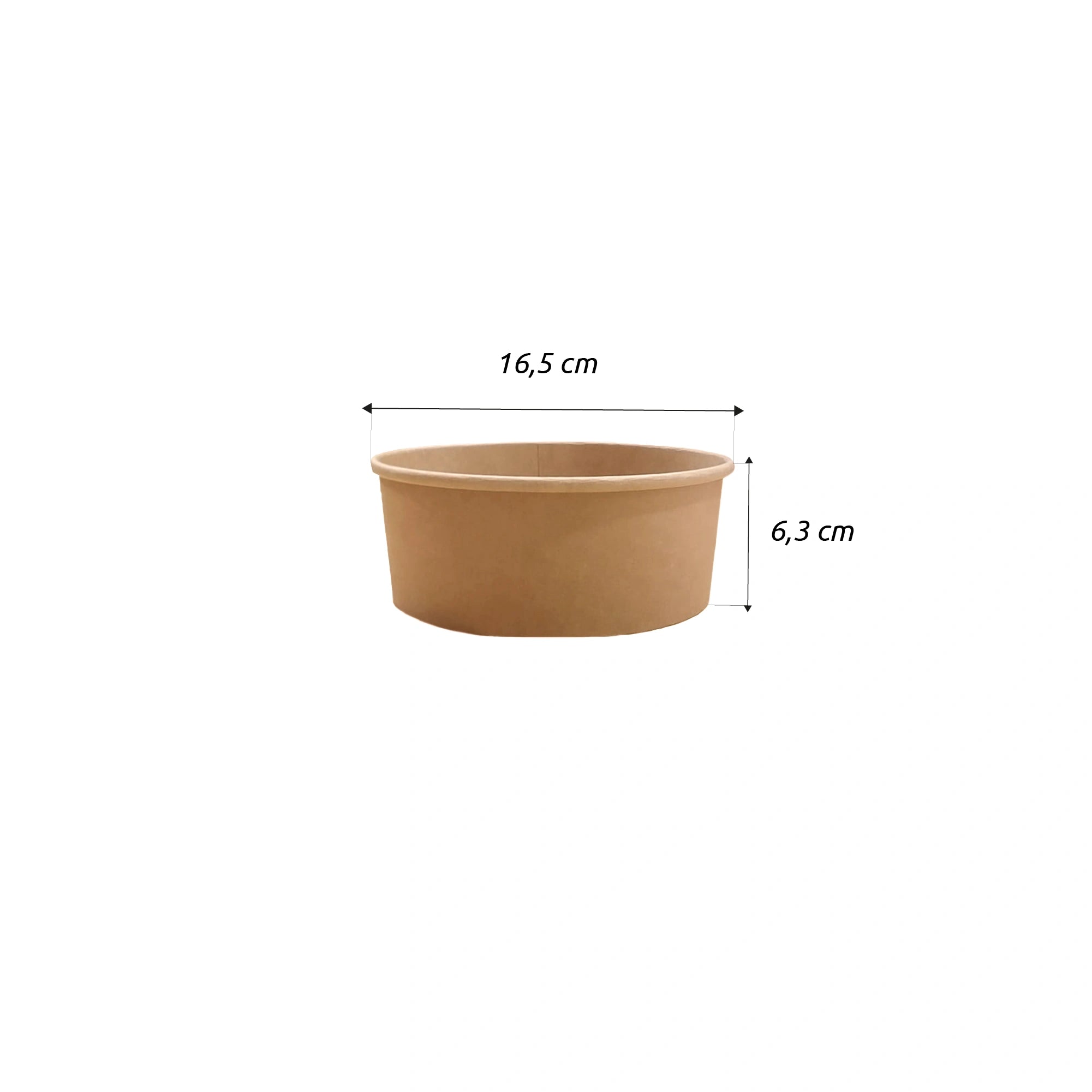 Bowl Kraft Domicilio 1.090 ml (37 oz) Importado