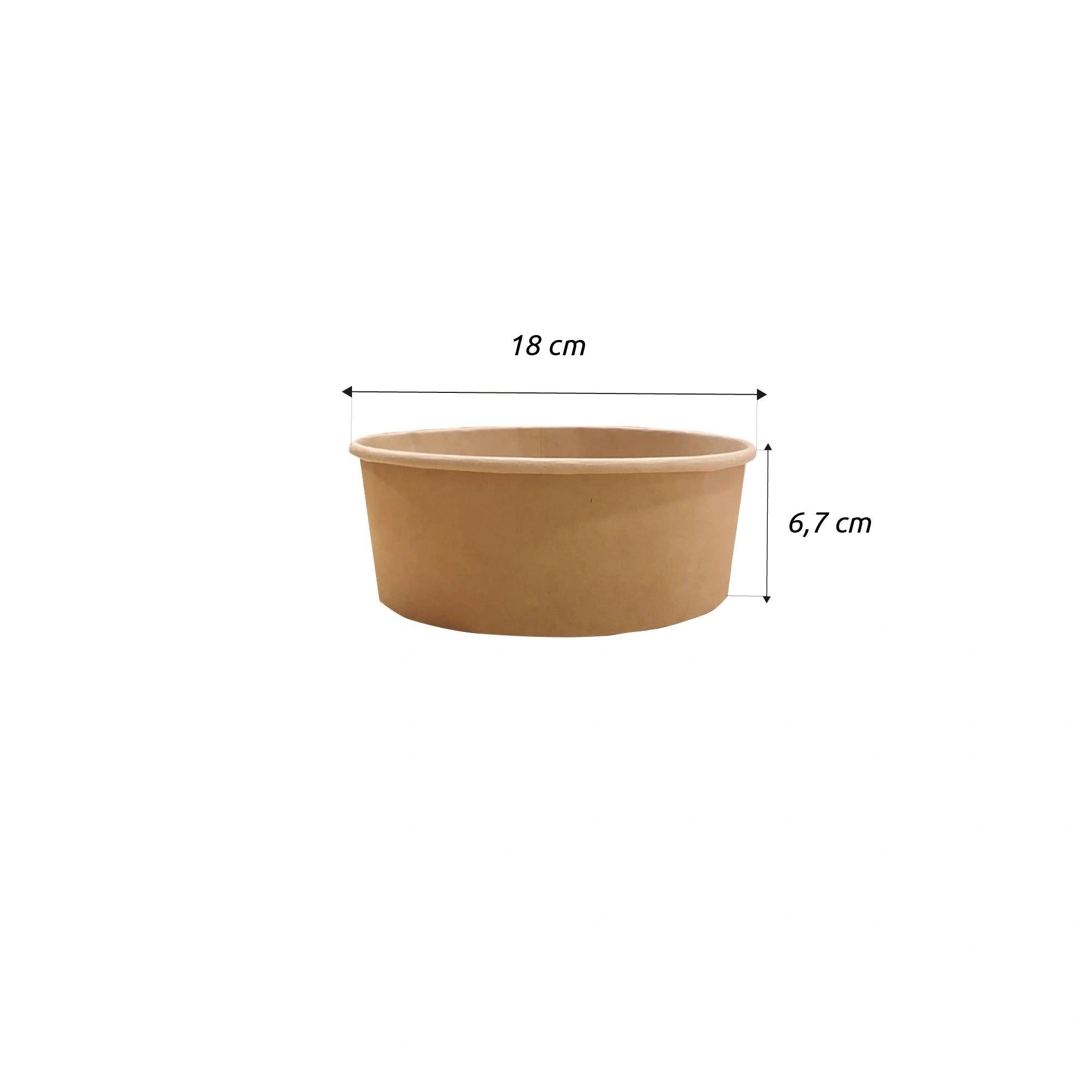 Bowl Kraft Domicilio 1.300 ml (44 oz) Importado