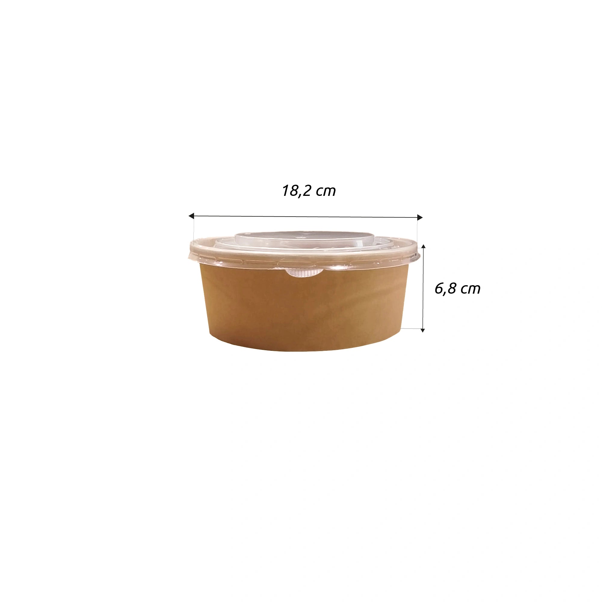 Bowl Kraft Domicilio 1.300 ml (44 oz) Importado