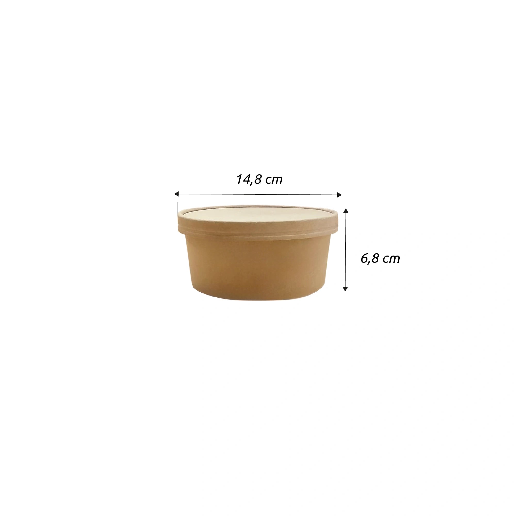 Bowl Kraft Domicilio 750 ml  (25 oz) Importado