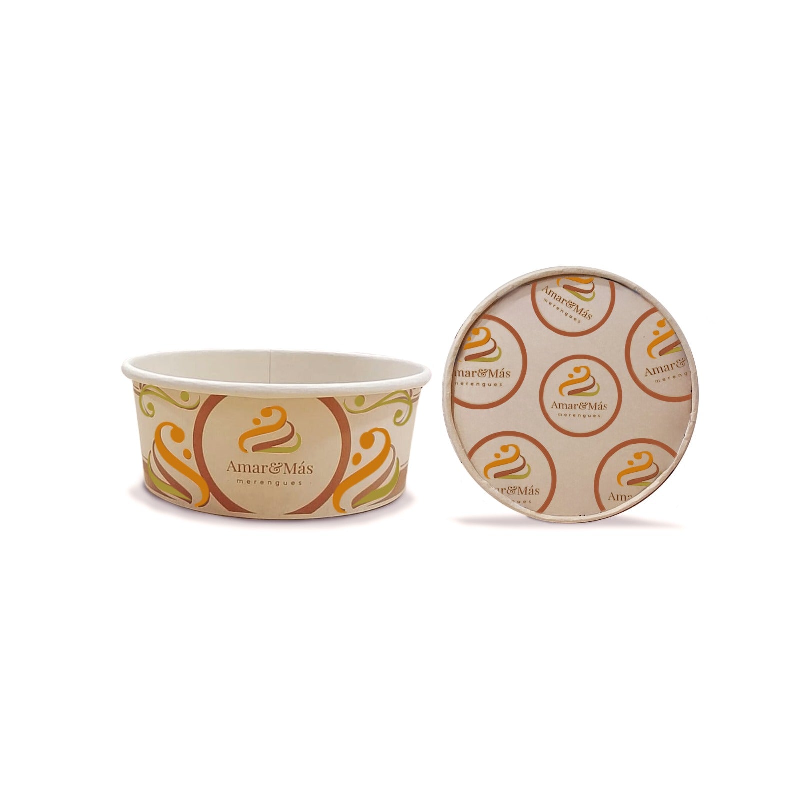 Bowl Kraft Domicilio 750 ml  (25 oz) Personalizado