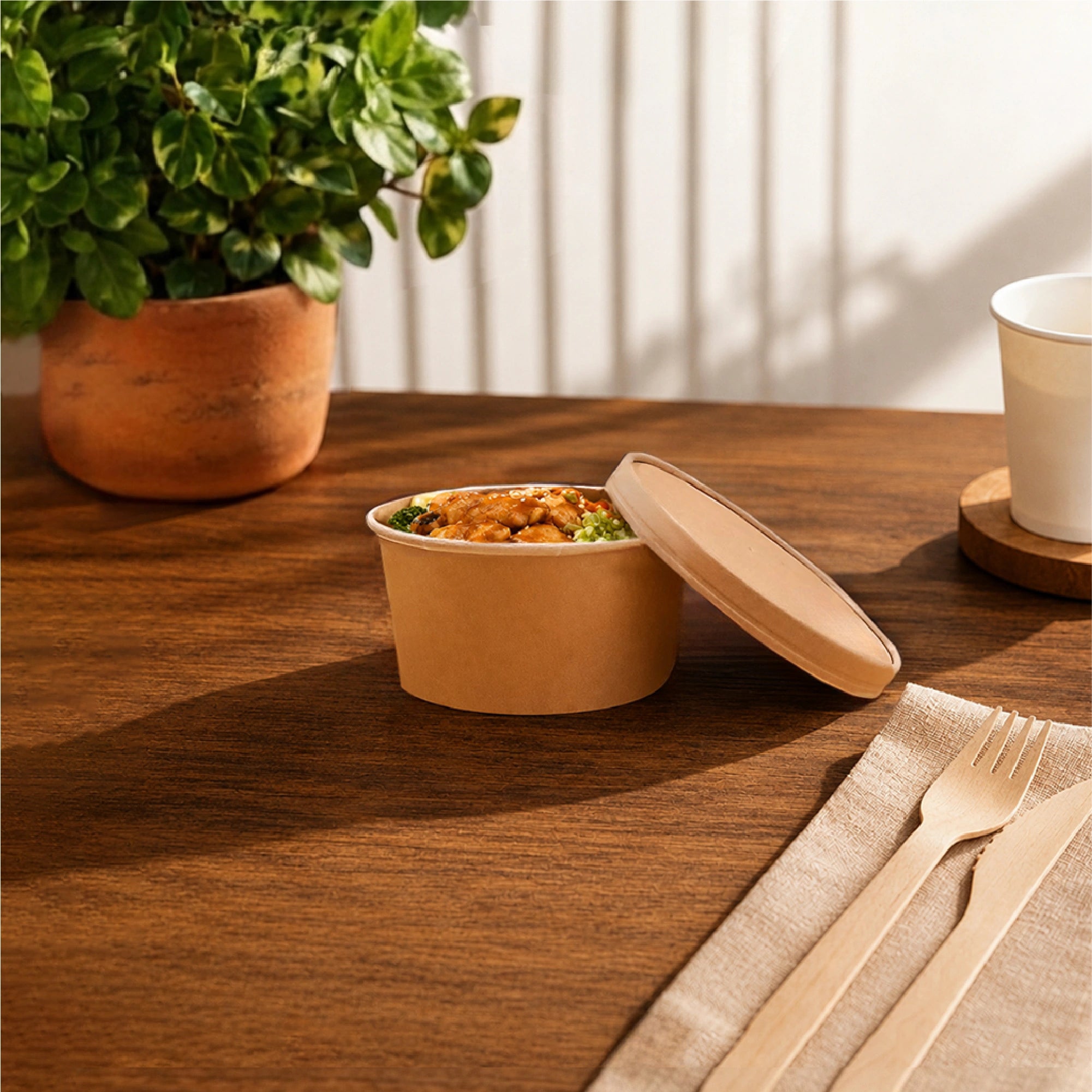 Bowl Kraft para Domicilios de 1.000 ml (32 oz) Nacional