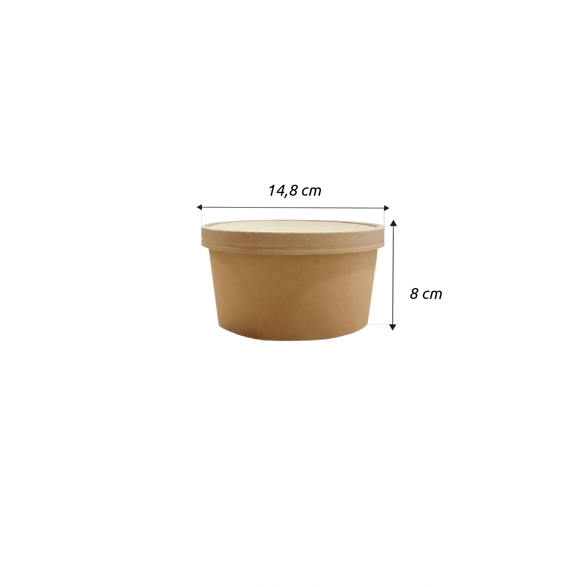 Bowl Kraft para Domicilios de 1.000 ml (32 oz) Nacional