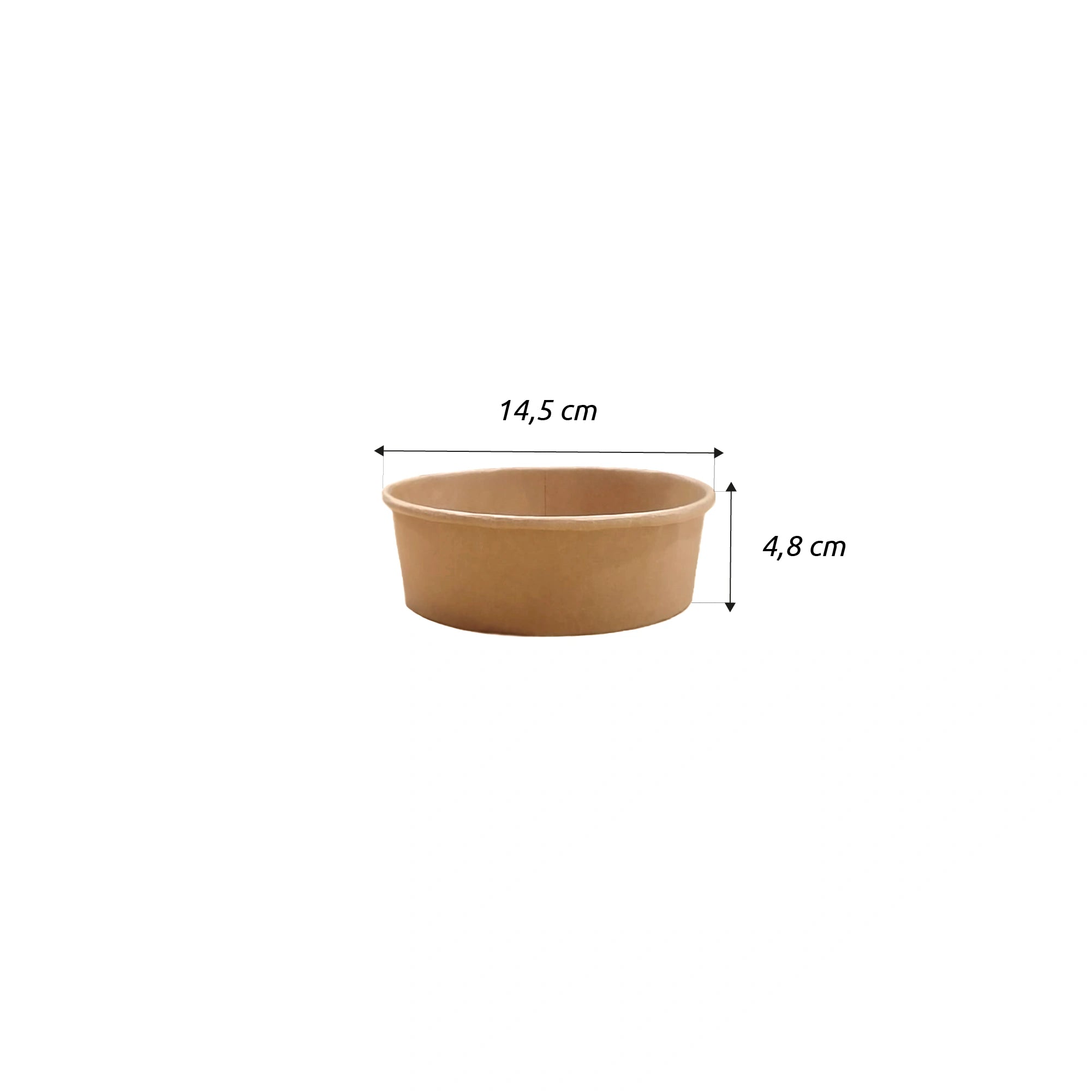 Bowl Kraft Domicilio 500 ml (16 oz)  Importado