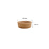 Bowl Kraft Domicilio 500 ml (16 oz)  Importado