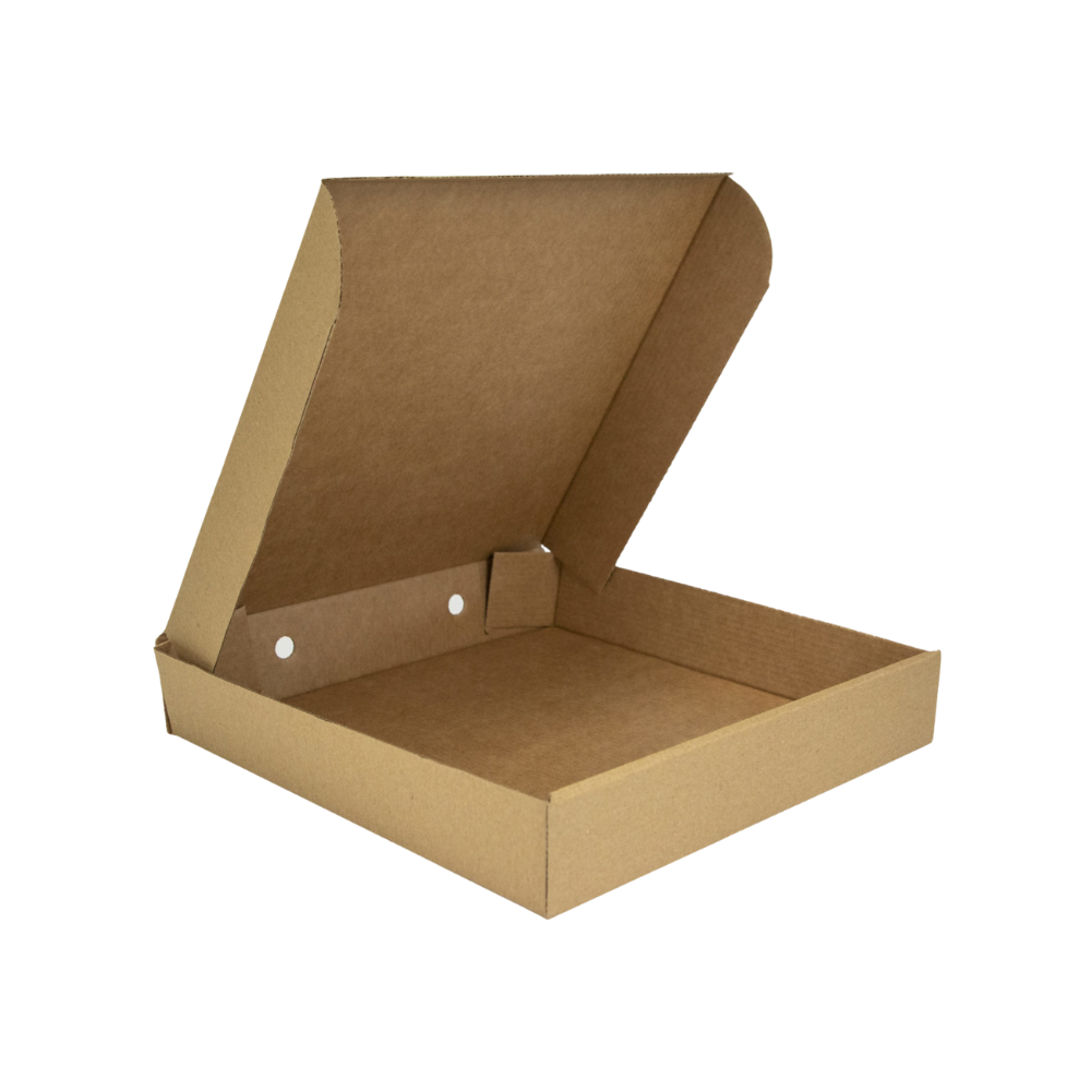 Caja de cartón Kraft para Pizza | 35 cm x 35 cm