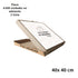 Caja de cartón Kraft para Pizza | Personalizadas 40 x 40 cm