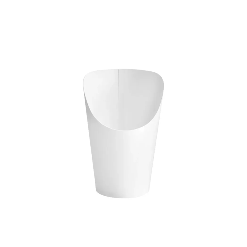 Vaso de cartón Blanco para Snacks | 16 oz