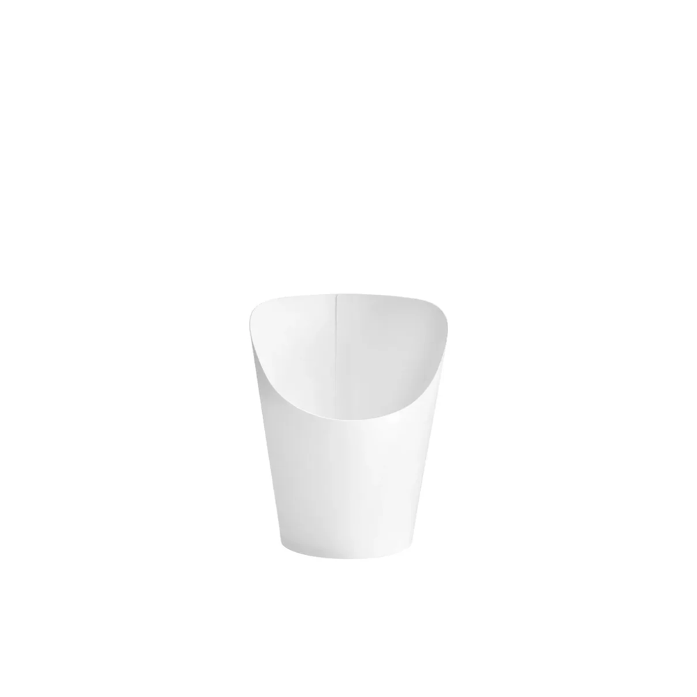 Vaso de cartón blanco para Snacks | 9 oz