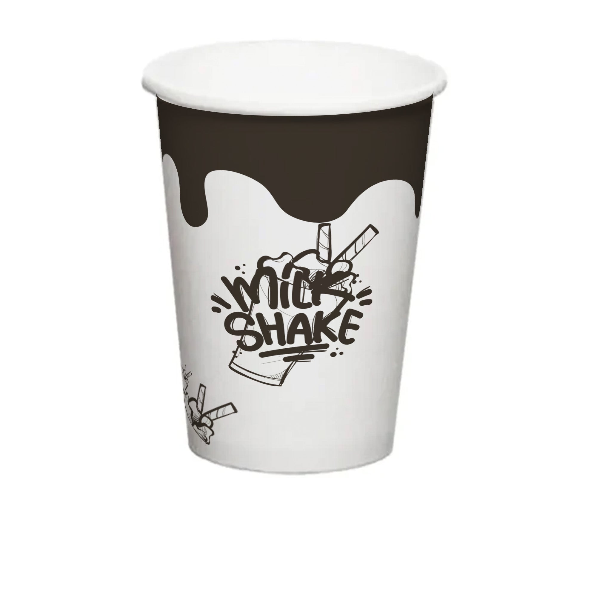Vaso Cartón Blanco 16 oz Personalizado Offset 1 a 4 Tintas
