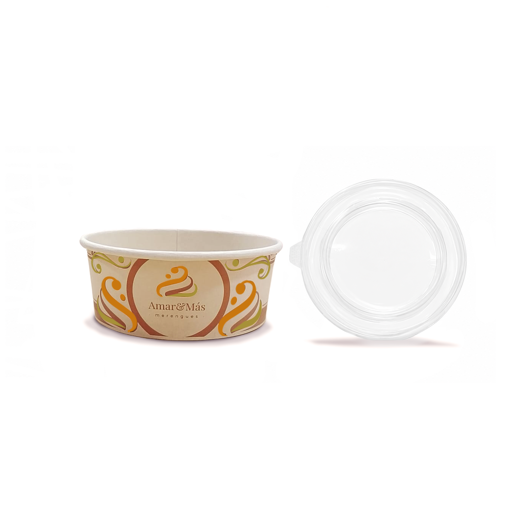 Bowl Kraft Domicilio 750 ml  (25 oz) Personalizado