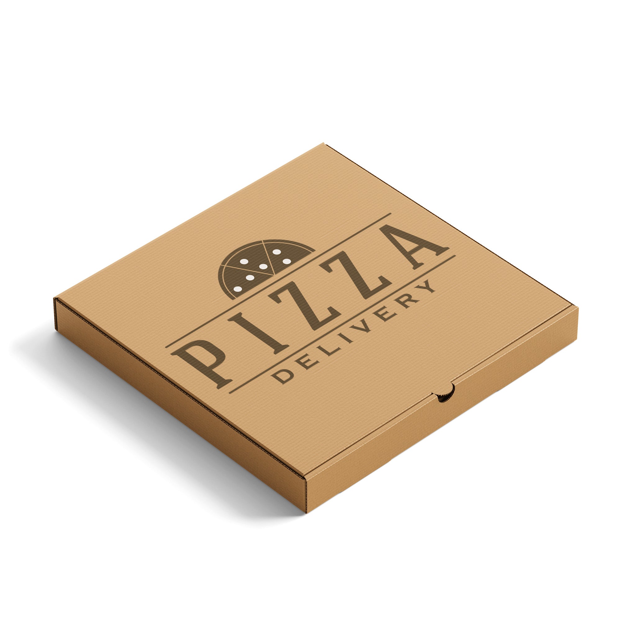 Caja de cartón Kraft para Pizza | Personalizadas 35 x 35 cm Screen