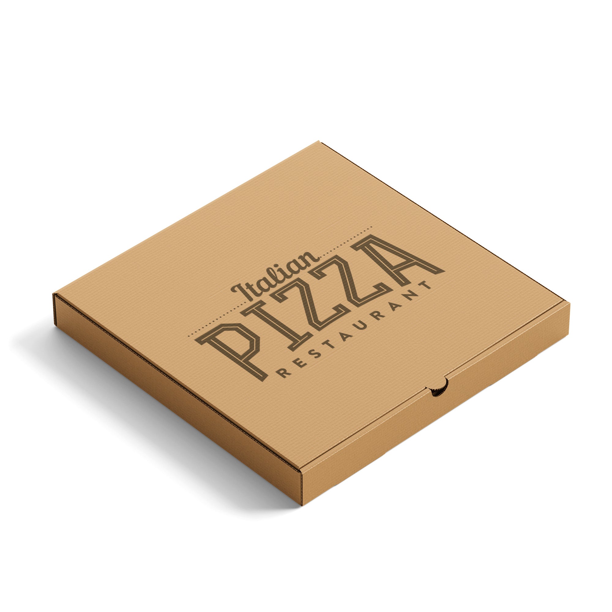 Caja de cartón Kraft para Pizza | Personalizadas 30 x 30 cm Screen