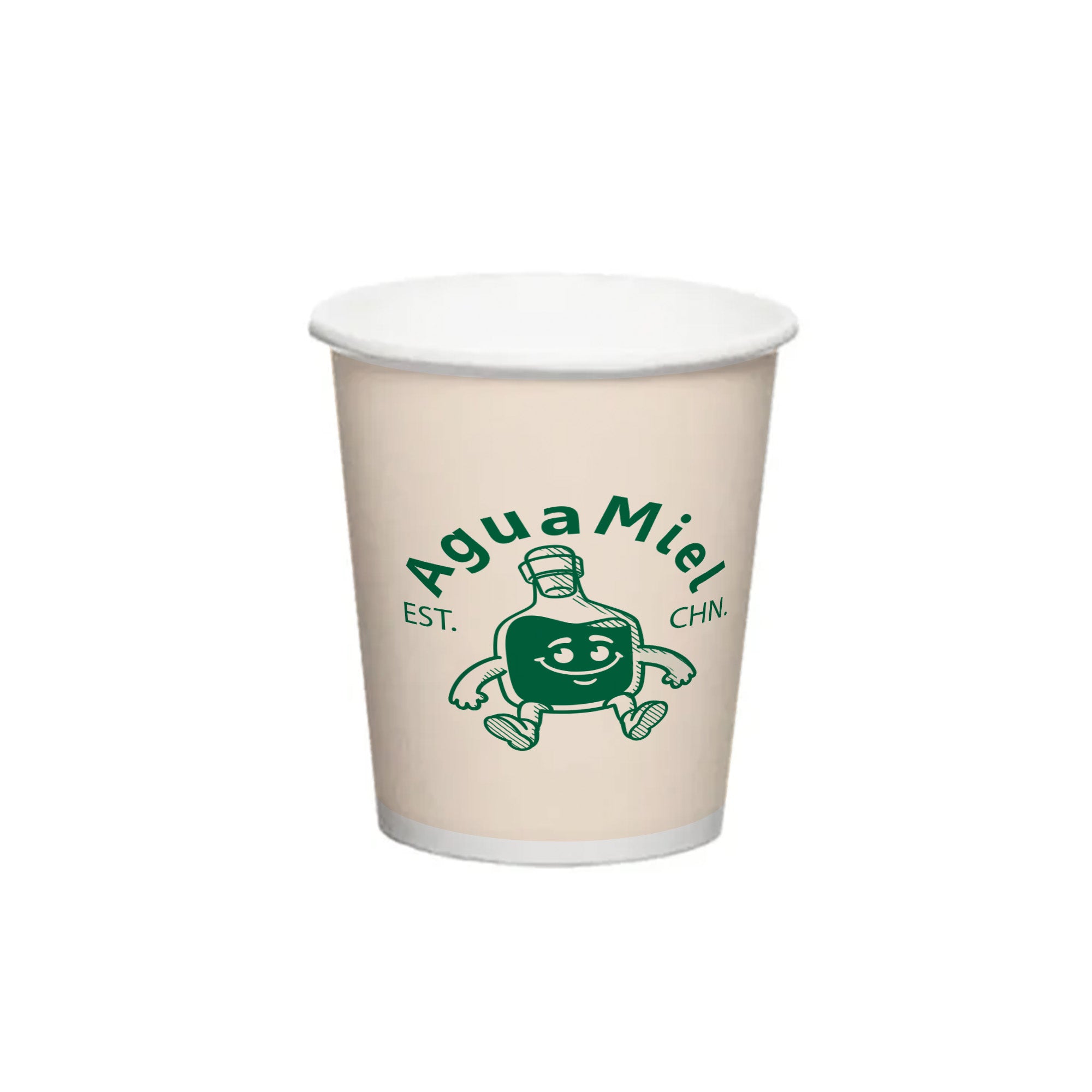 Vaso Cartón Blanco 7 oz Personalizado Offset 1 a 4 Tintas