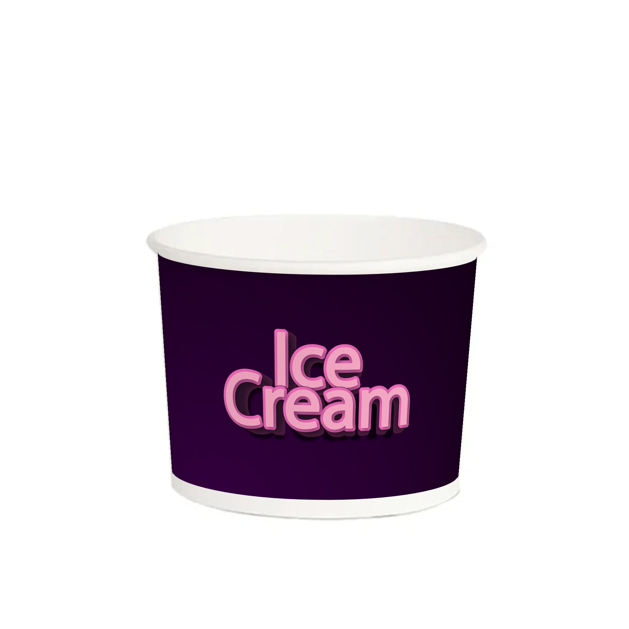 Tazón Cartón Blanco 12oz Personalizado Flexo