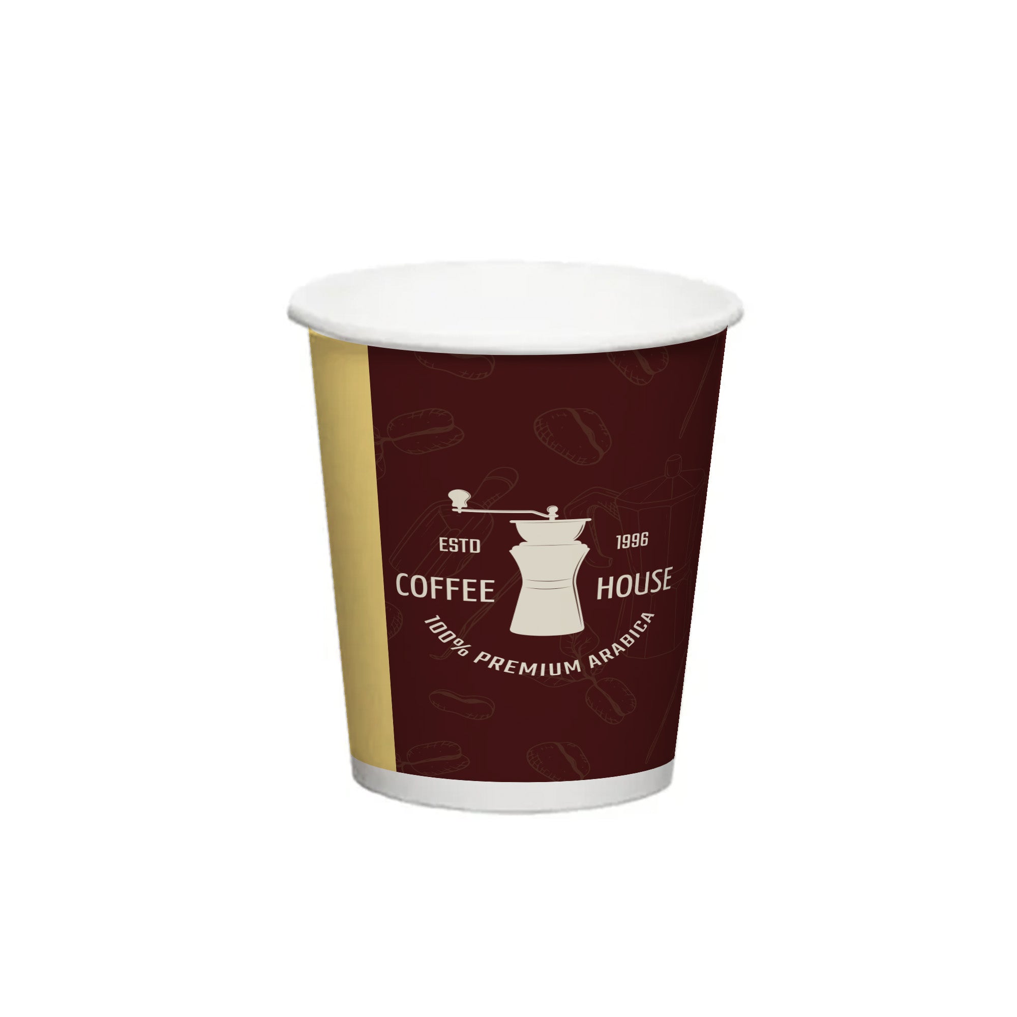 Vaso Cartón Blanco 7 oz Personalizado Offset 1 a 4 Tintas