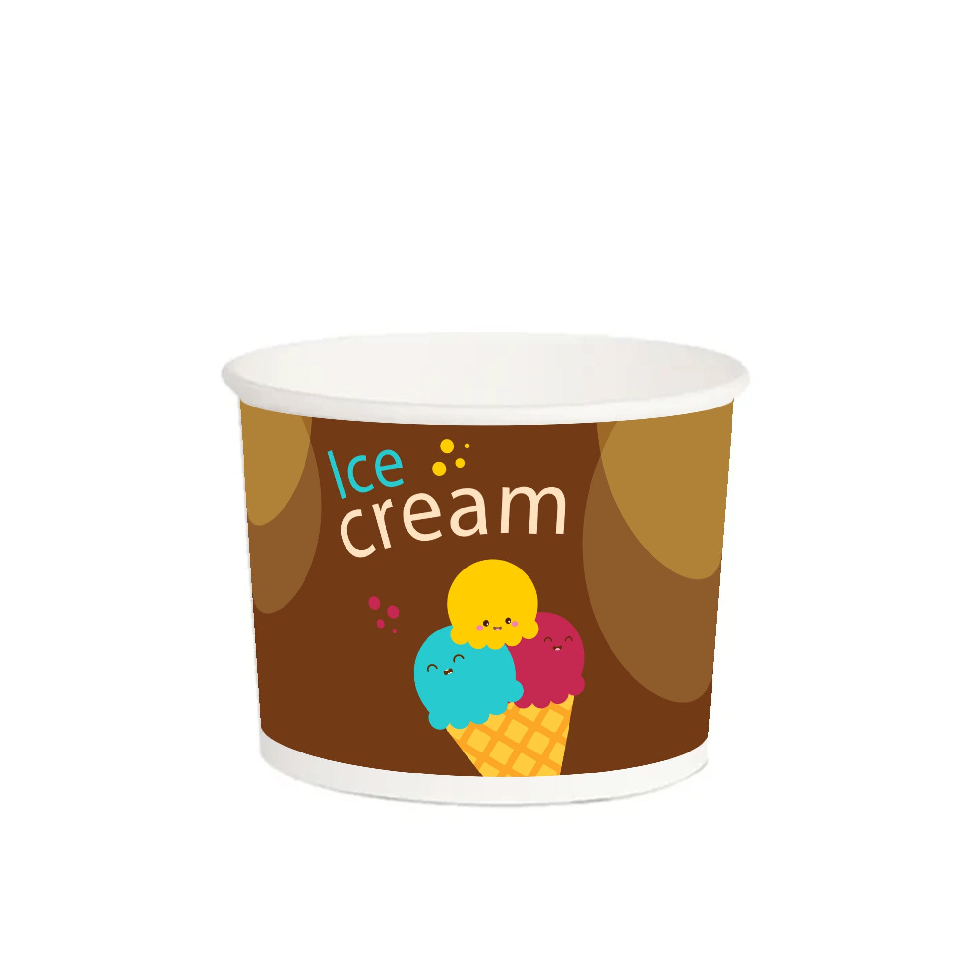 Tazón Cartón Blanco 12oz Personalizado Flexo