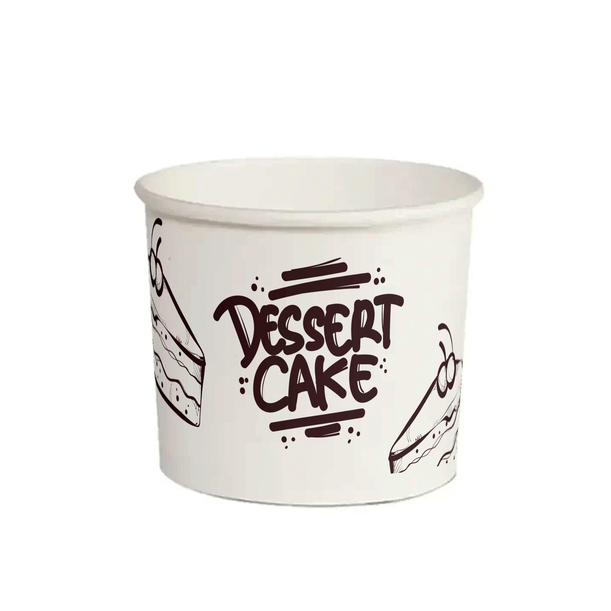 Tazón Cartón Blanco 16oz Personalizado Flexo