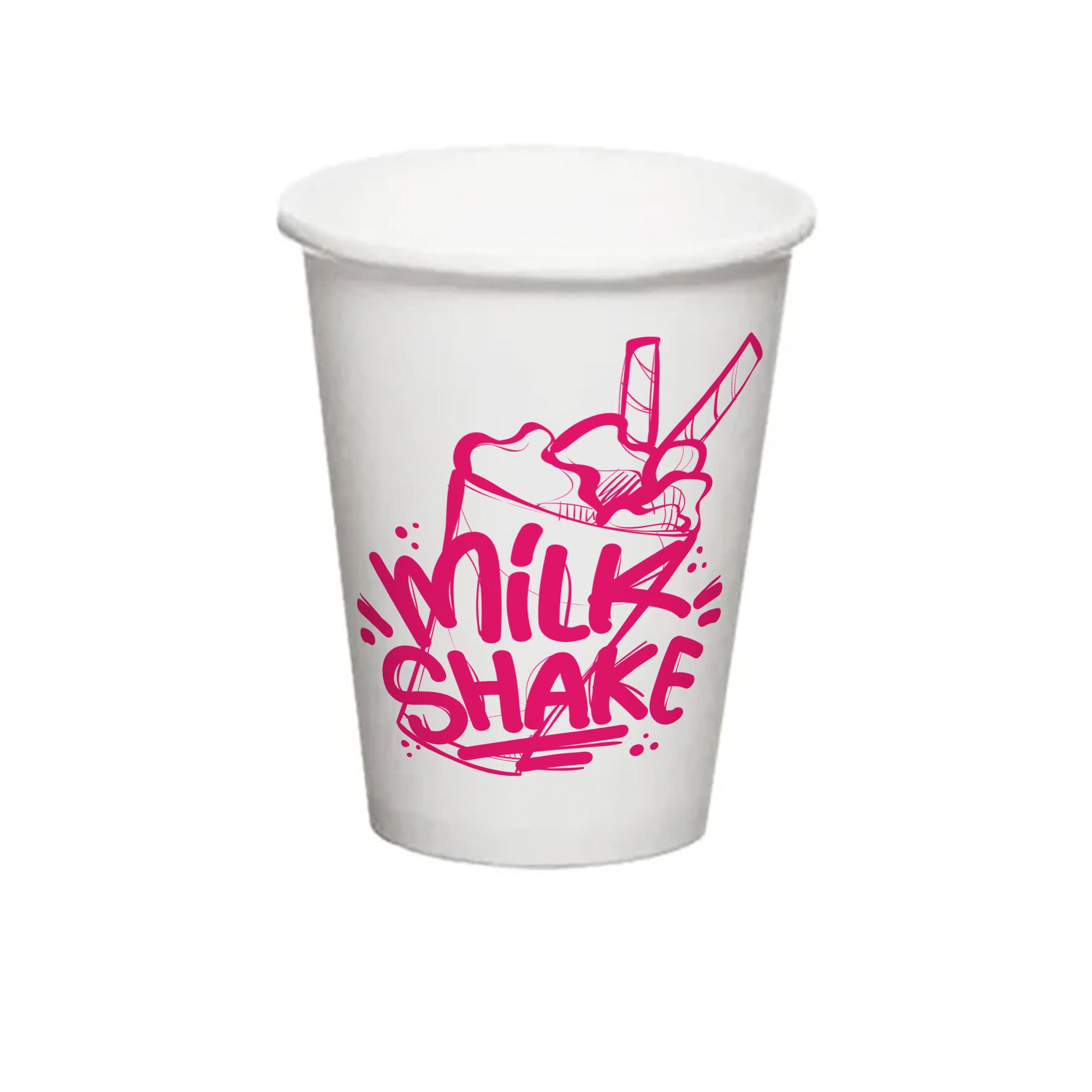 Vaso Cartón Blanco 12 oz Personalizado Offset 1 a 4 Tintas