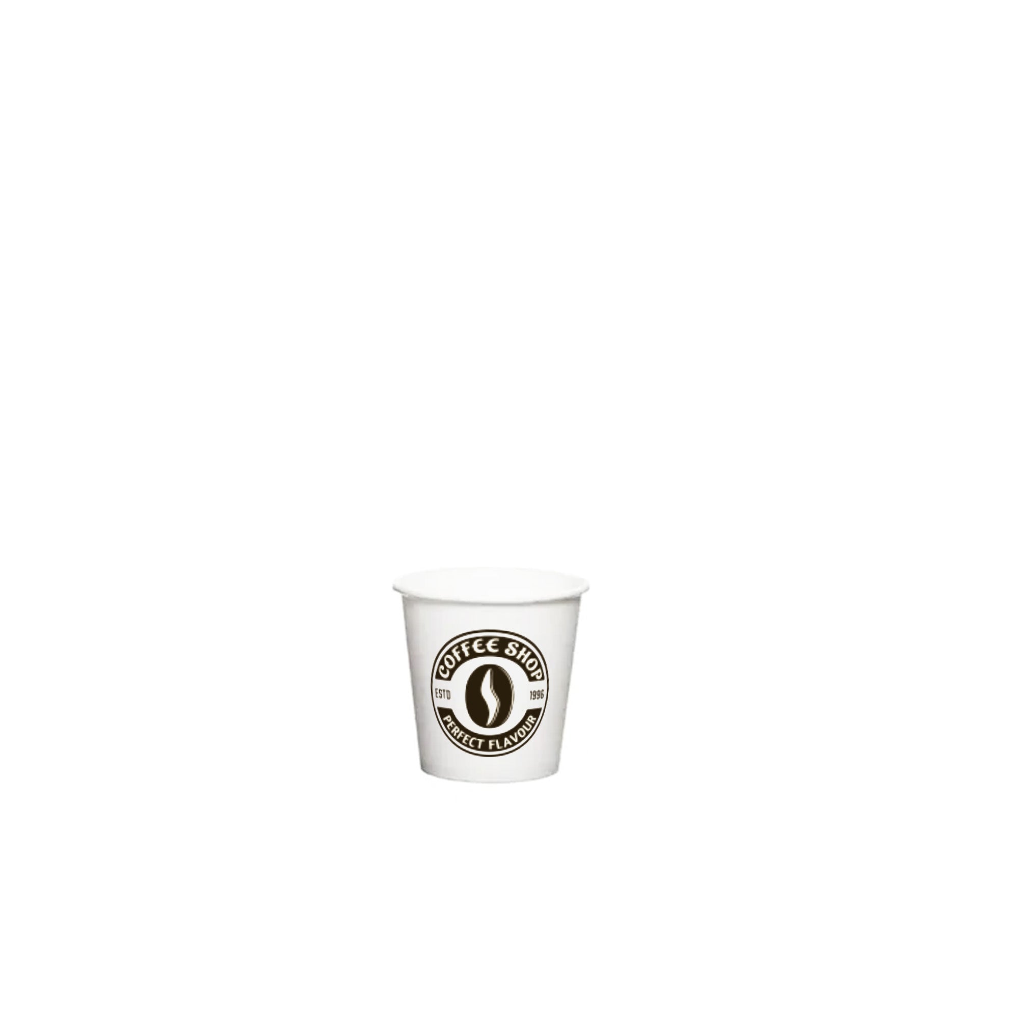 Vaso Cartón Blanco 2oz Personalizado Offset 1 a 4 Tintas