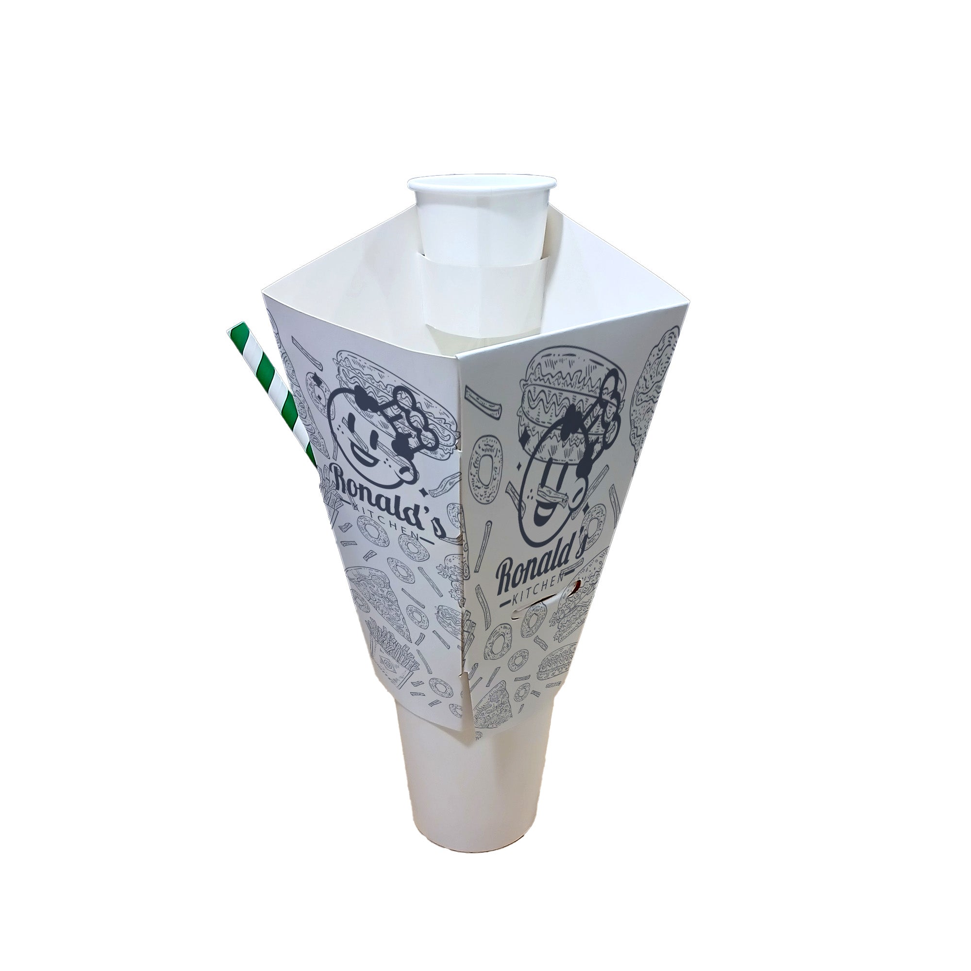 Caja Porta Snacks 16 oz | Personalizado 1T