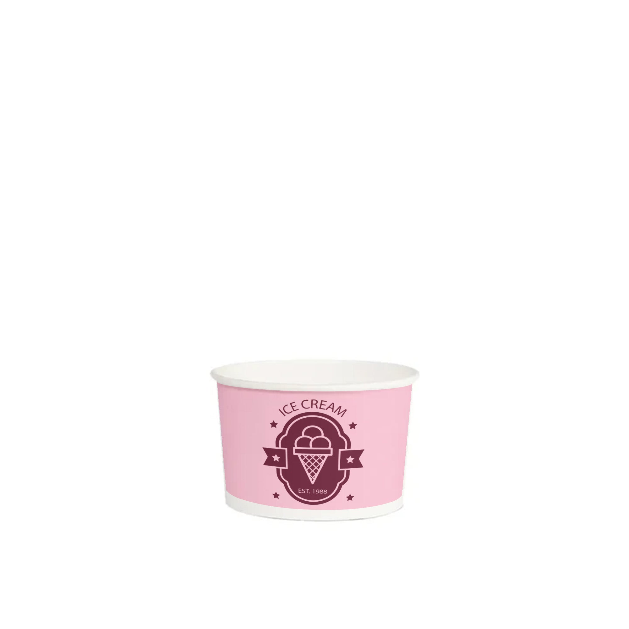 Tazón Cartón Blanco 6oz Personalizado Flexo