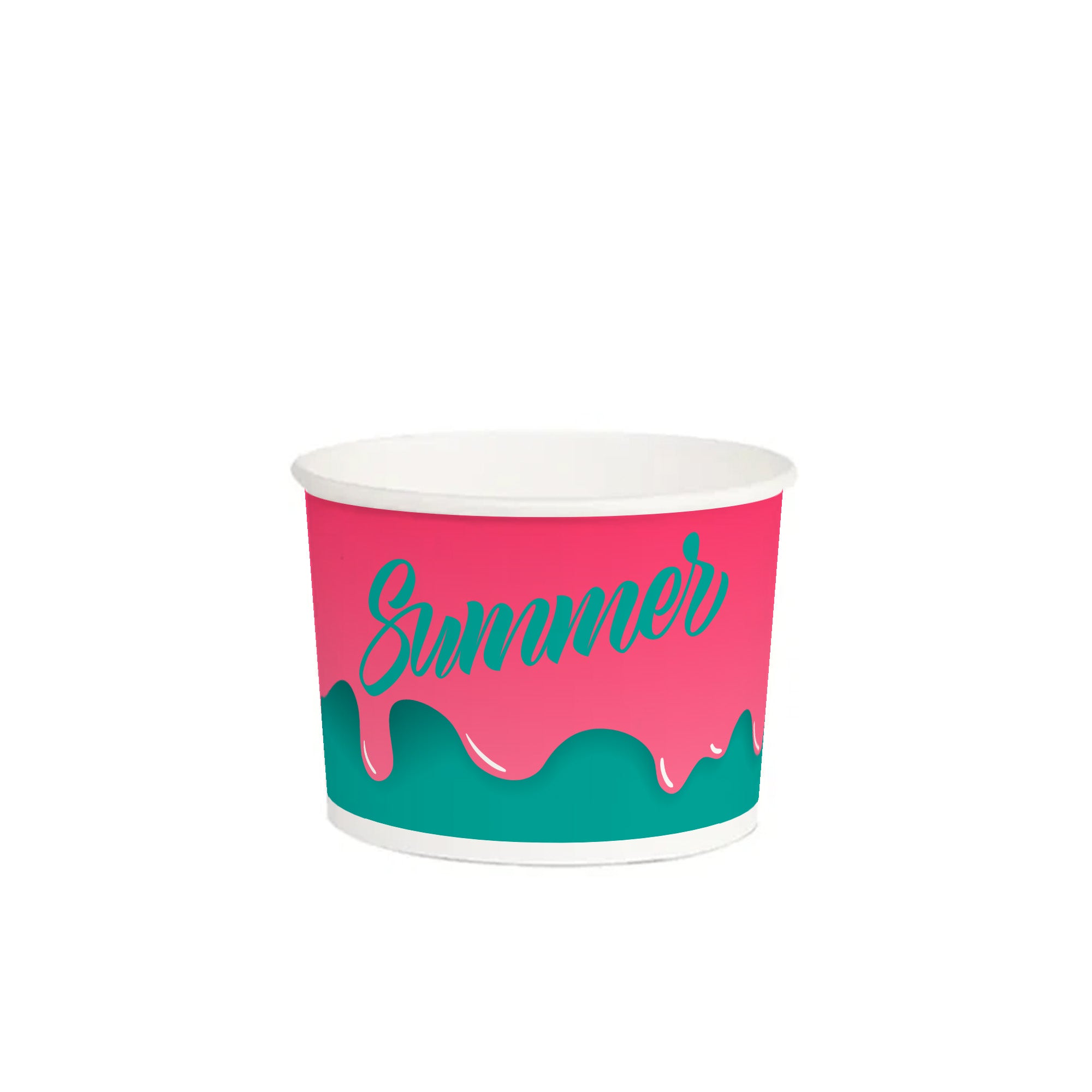 Tazón Cartón Blanco 8oz Personalizado Flexo
