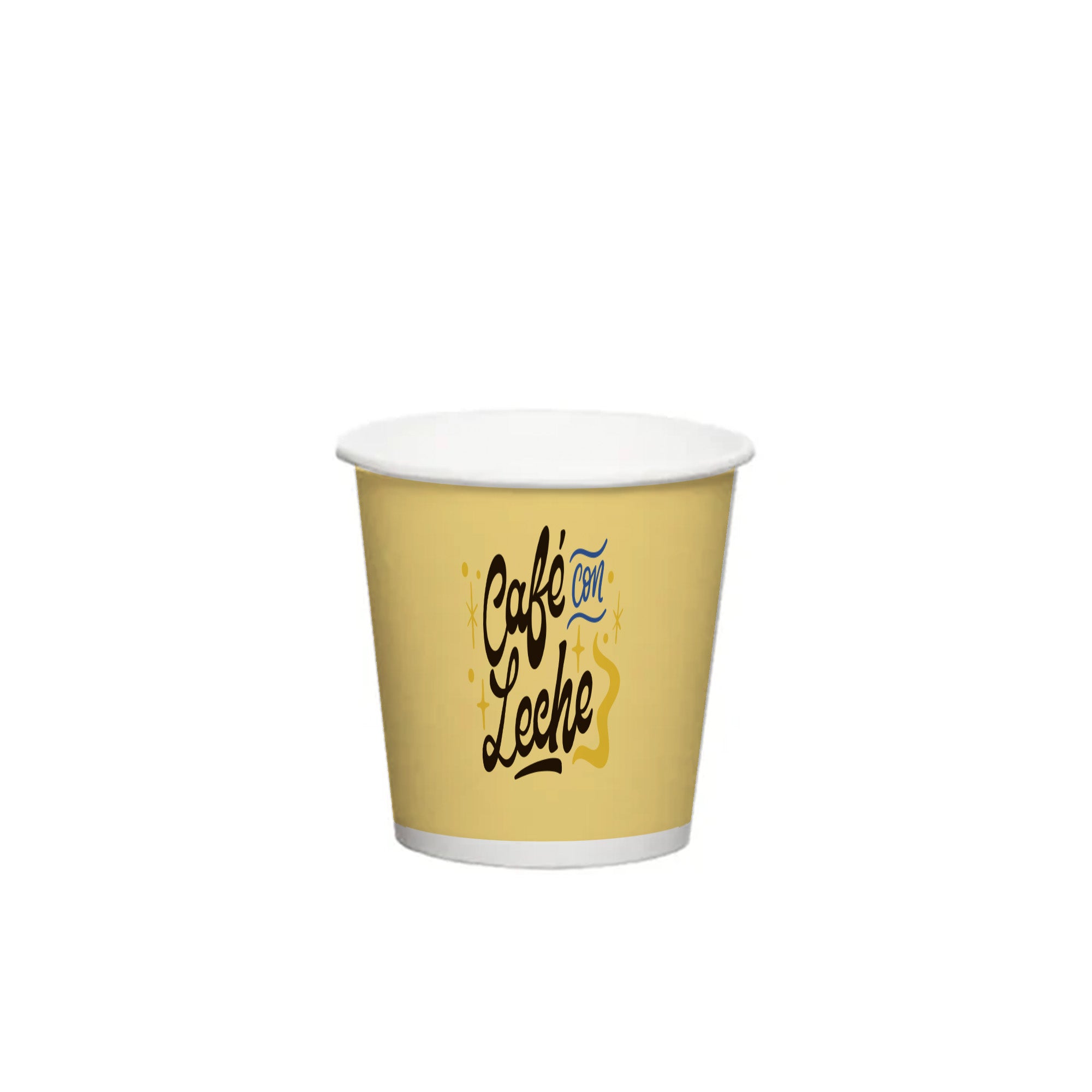 Vaso Cartón Blanco 4 oz Personalizado Offset 1 a 4 Tintas