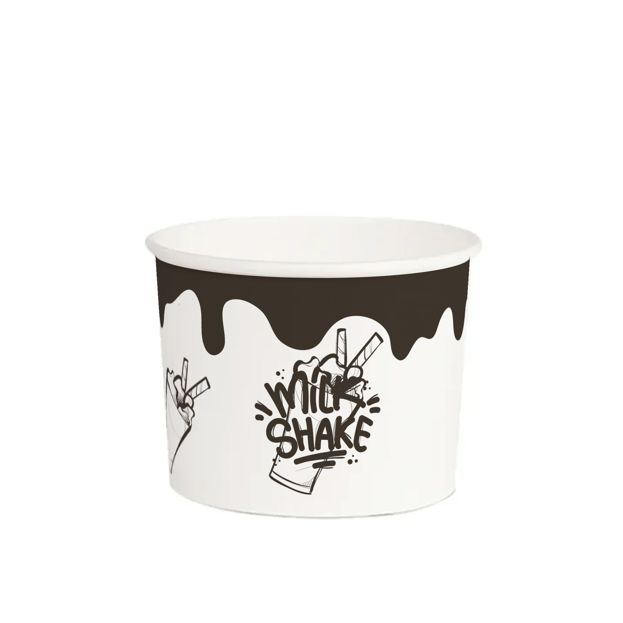 Tazón Cartón Blanco 12oz Personalizado Flexo