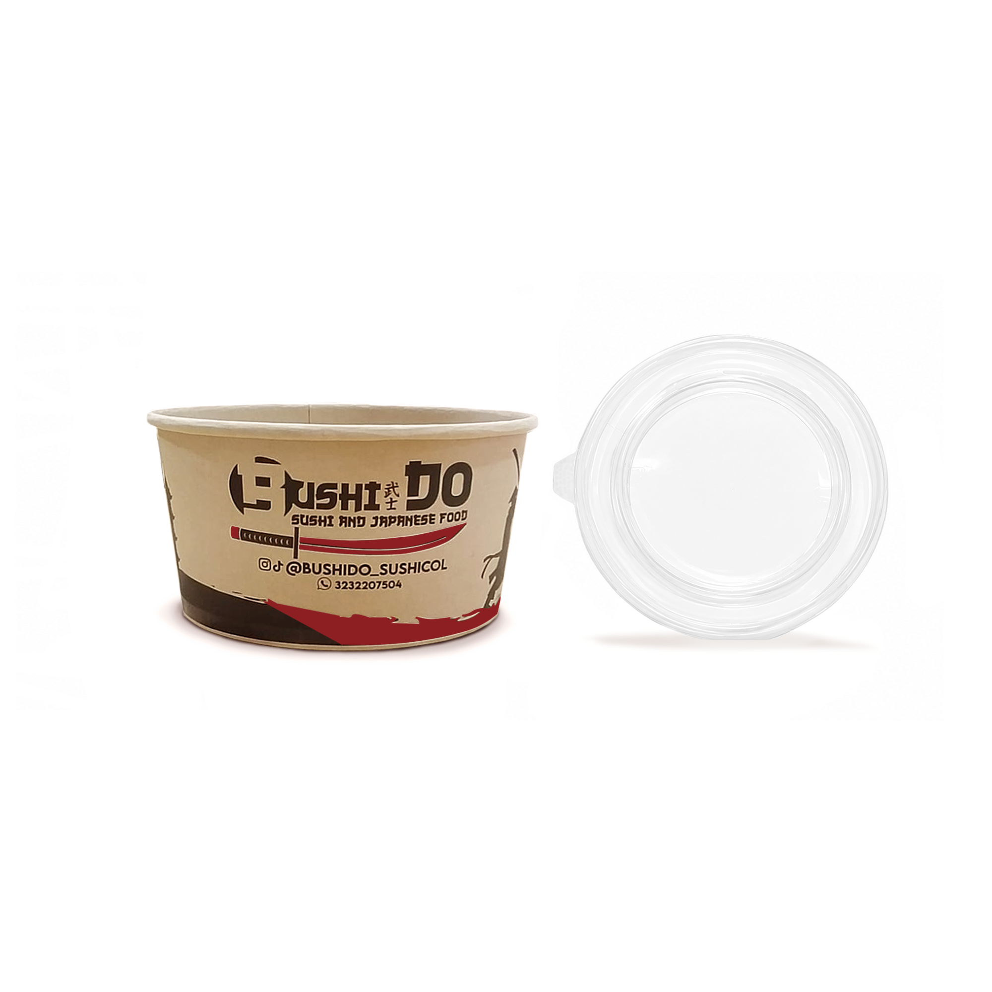 Bowl Kraft Domicilio 1.000 ml (32 oz) personalizado