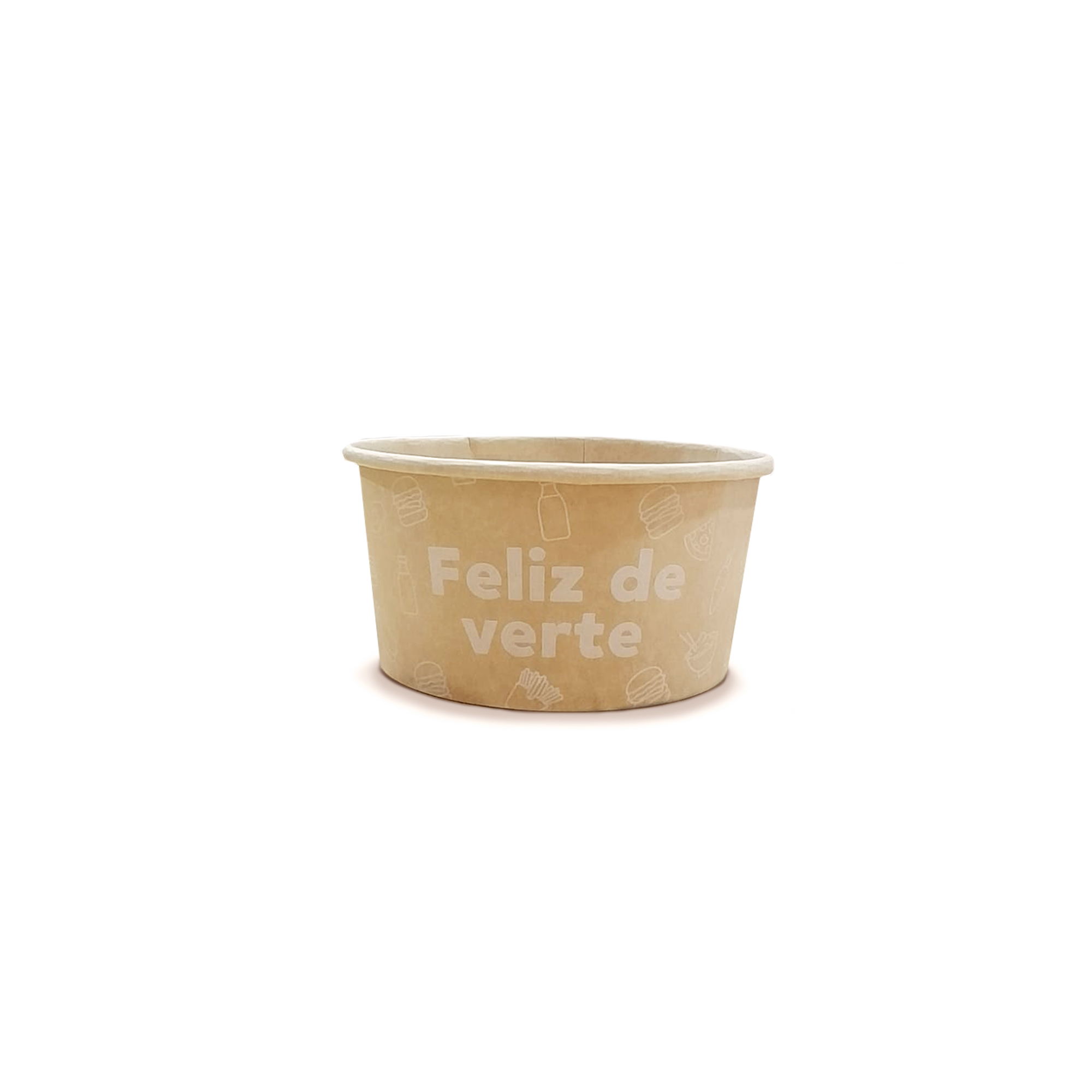 Bowl Kraft Domicilio 1.000 ml (32 oz) personalizado