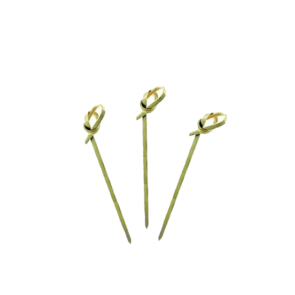 Pincho de Bamboo "Verde especial" 9 cm | Paquete x 100 Uds