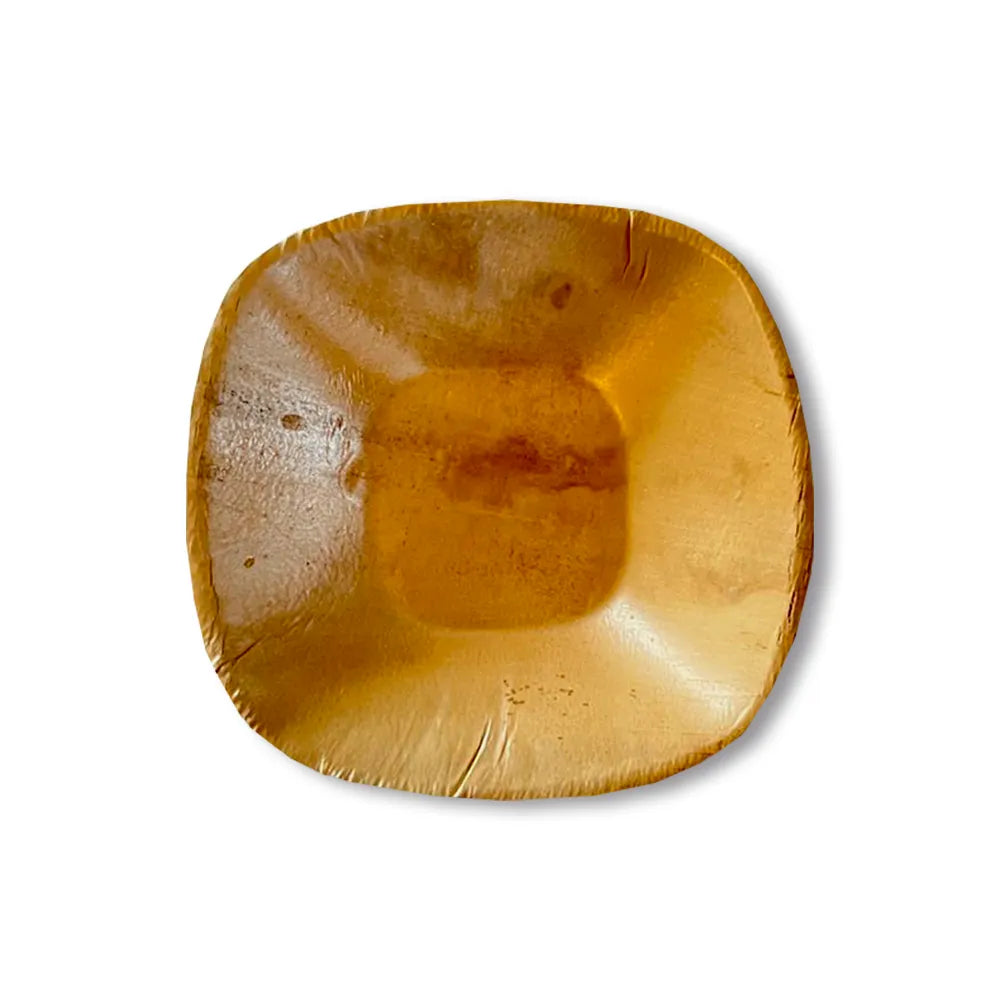 Plato de Guadua cuadrado 15 cm x 15 cm | Paquete x 10 Uds