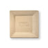 Plato cuadrado pulpa de papel "Proplanet" grande 26cm