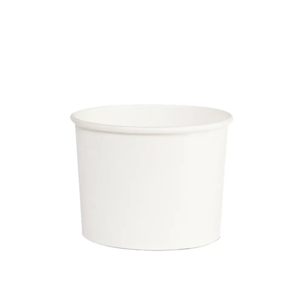 Tazón blanco de 12 oz para helados 