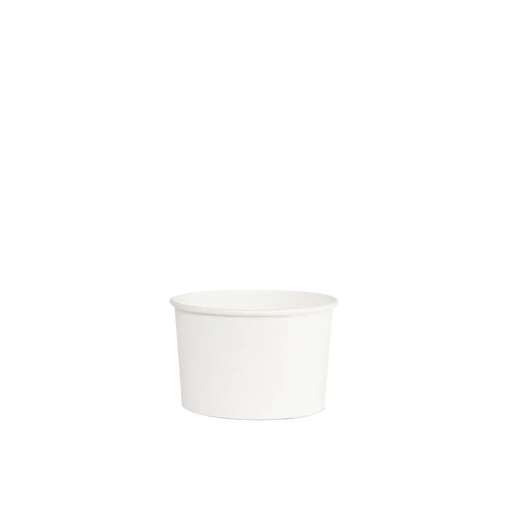 Tazón blanco de 6 oz para helados 
